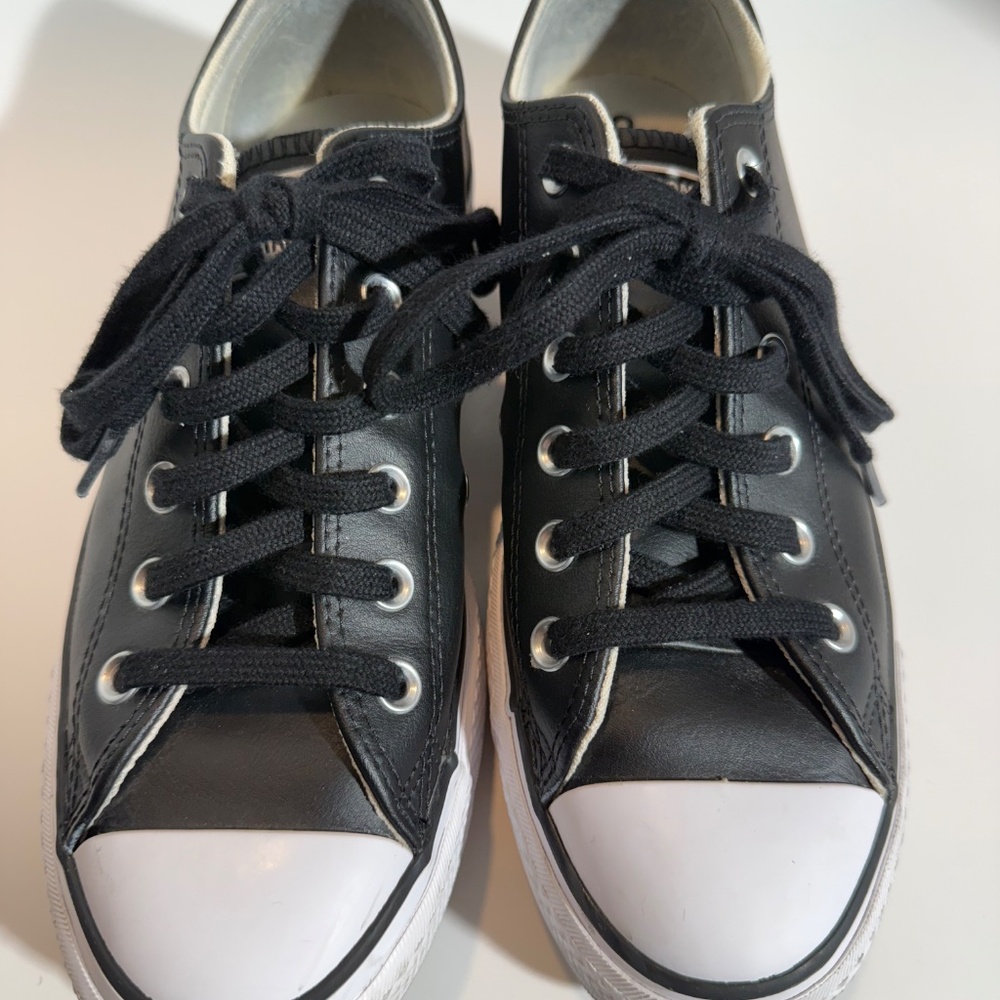 Converse Chuck Taylor All Star Lift Platform Leather Sneakers - Picture 5 of 7